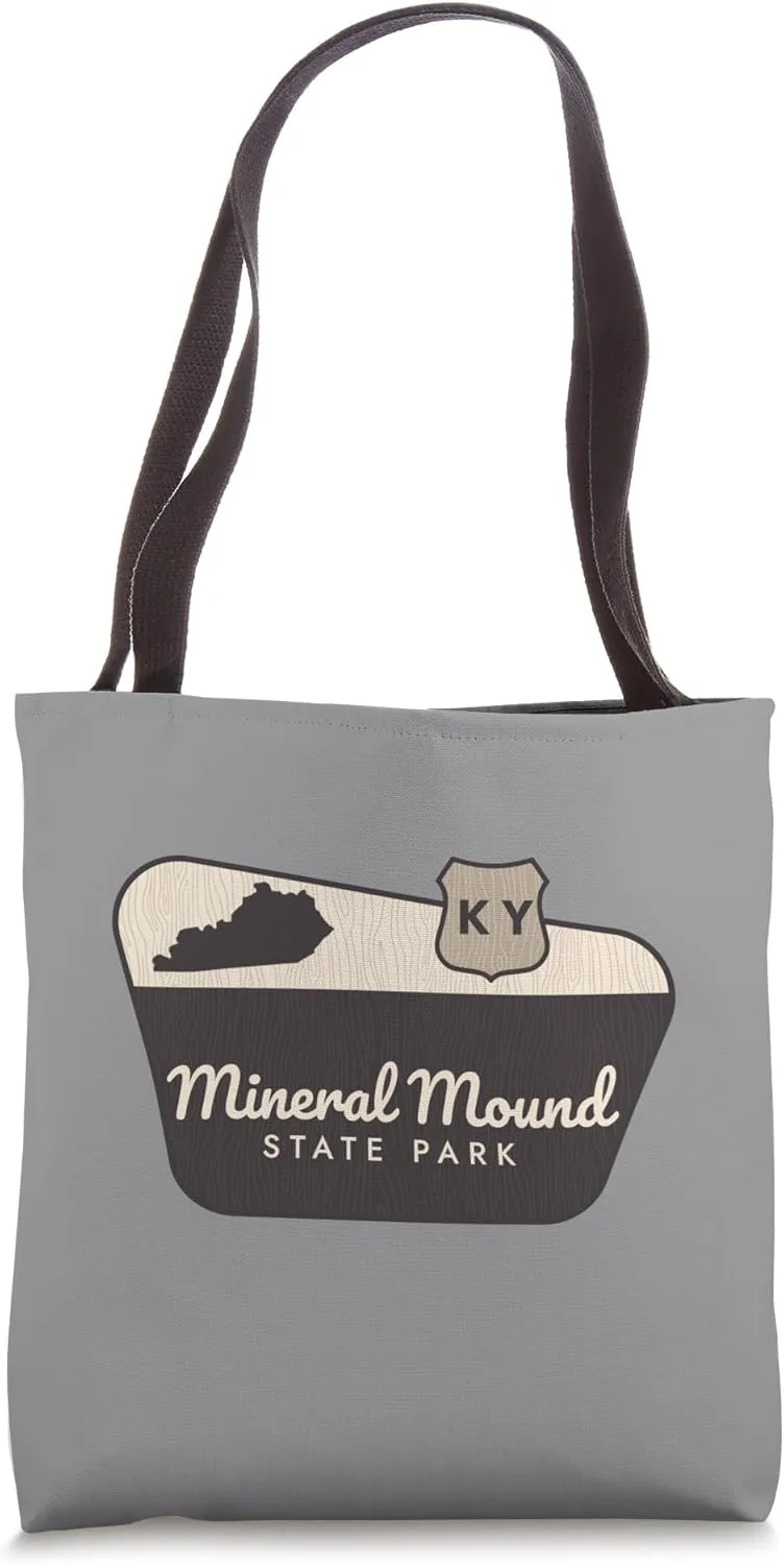 Mineral Mound State Park Kentucky Welcome Sign Vacation Tote Bag