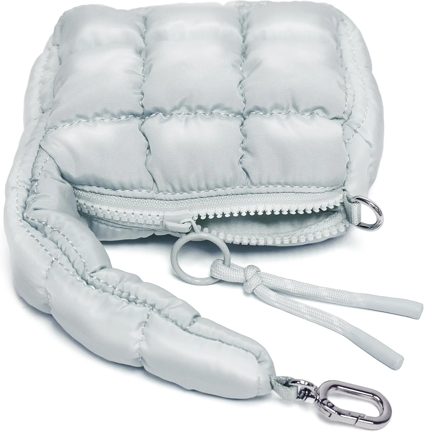 Mini Quilted Wristlet Bag for Women, Puffer Handbags,Evening Bags,Charm Lipstick Bag,Cute bag Charm for Gift