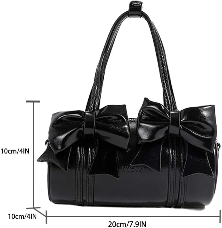 Mini small bag, niche bow bag, women's single shoulder armpit bag, versatile crossbody handbag