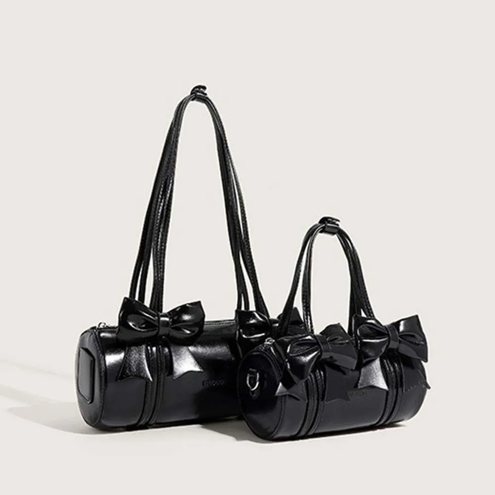 Mini small bag, niche bow bag, women's single shoulder armpit bag, versatile crossbody handbag