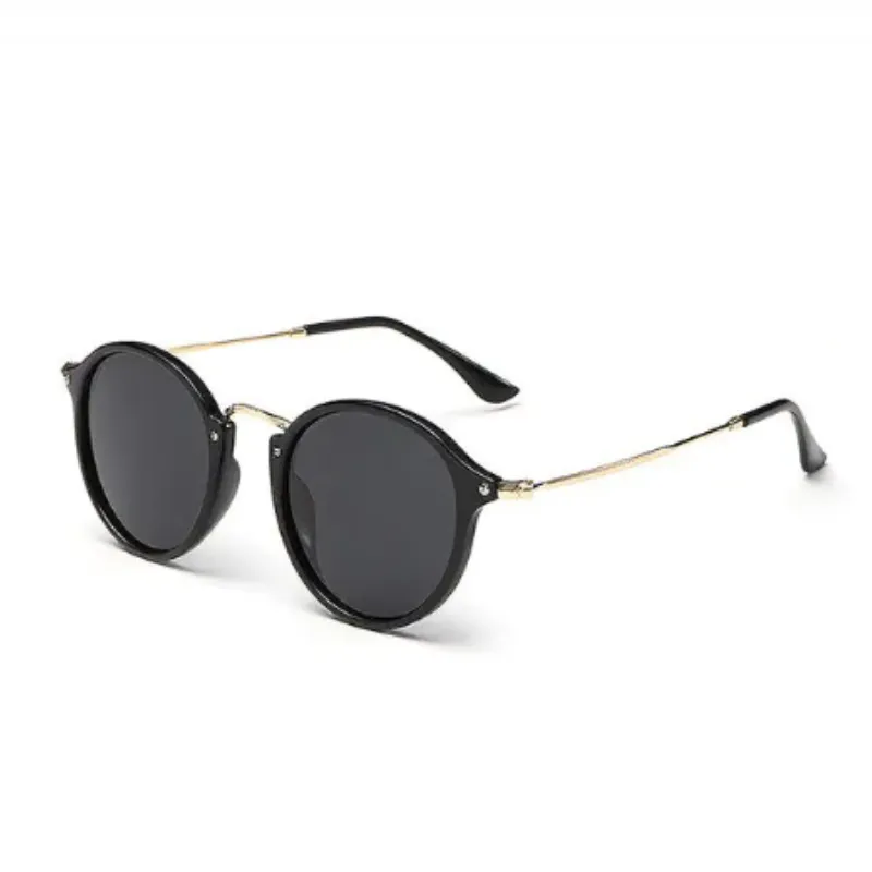 Mink-Retro Round Sunglasses