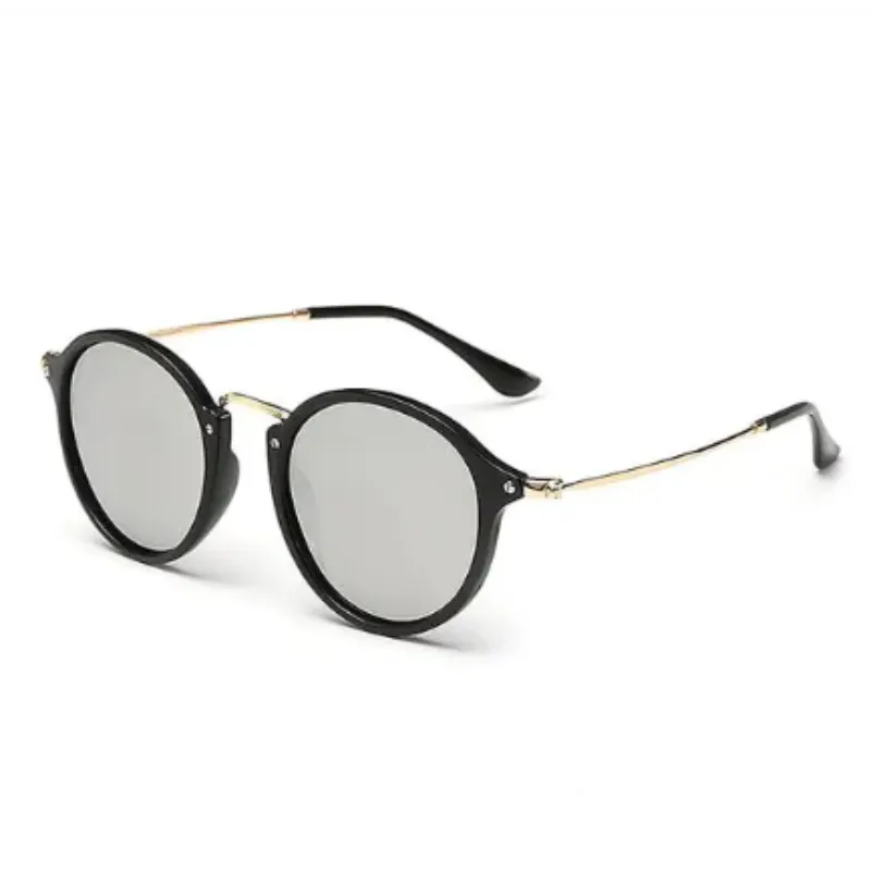 Mink-Retro Round Sunglasses