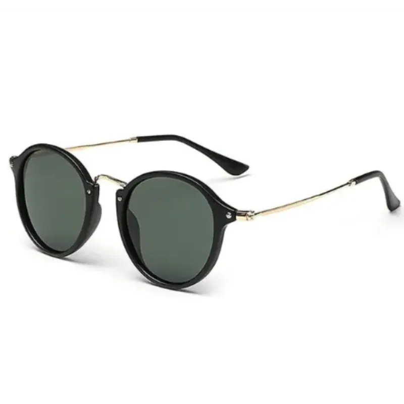 Mink-Retro Round Sunglasses