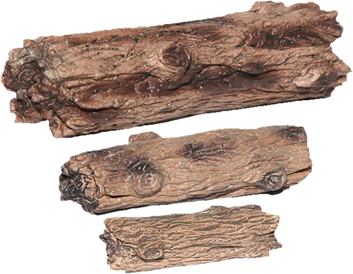 Mipcase 12pcs Miniature Tree Stump Statue Realistic Artificial Tree Bark Adornments for DIY Micro Landscapes Fairy Gardens and Dollhouse Decor Durable Non-Fading