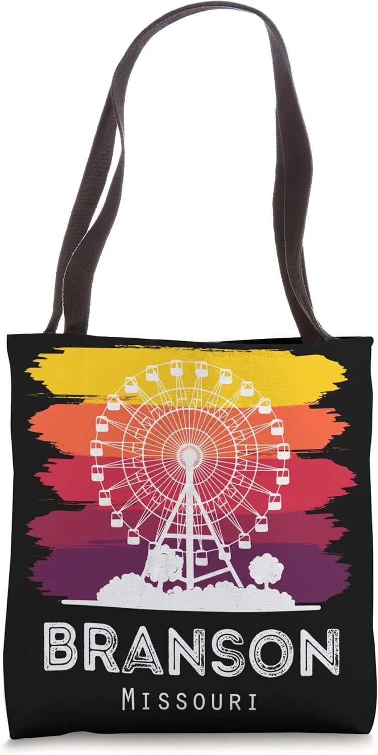 Missouri Souvenir Branson Travel Hike Camping Vacation Tote Bag