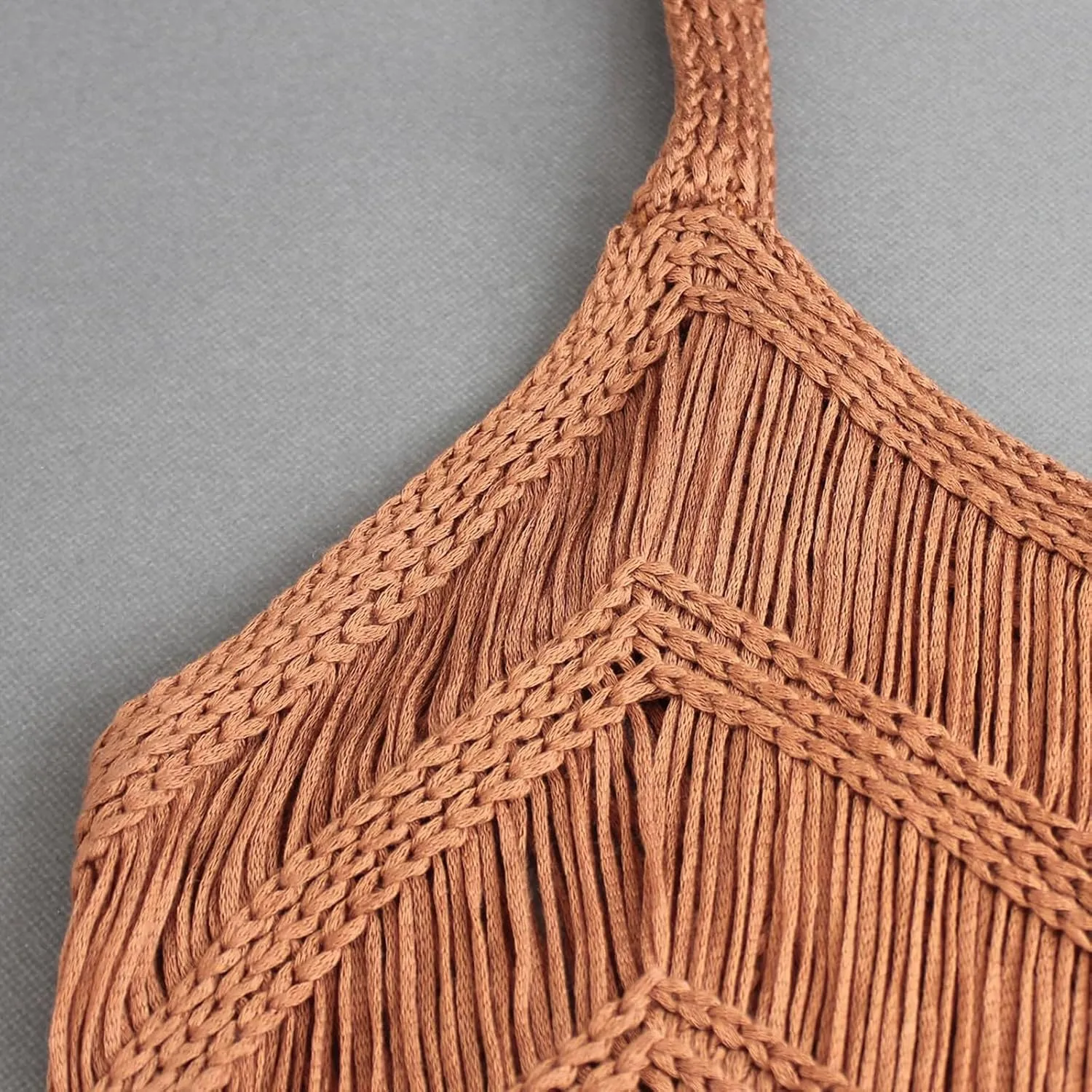 Miyaomn Women's V Neck Crop Tank Tops Sleeveless Western Cowgirl Vest Summer Fringe Tassel Hem Camis Country Concert Outfits