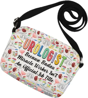 MNIGIU Funny Urologist Gift Urology Doctor Crossbody Bag for Urology Surgeon Urology Nurse Nephrologist