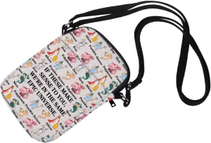 MNIGIU Greek the Musical Inspired Gift Greek Crossbody Bag for Greek Fans