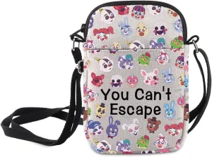 MNIGIU Horror Game Lover Gift You Can't Escape Crossbody Bag Game Inspired Shoulder Bag Horror Movie Gift