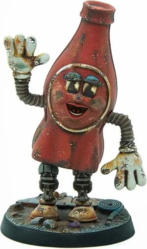 Modiphius Entertainment: Fallout: Wasteland Warfare: Nuka World N.I.R.A. Miniature - 1 Figure, Unpainted 32mm Multi-Part Resin Miniature & Base, RPG
