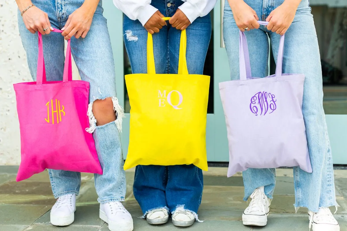 Monogrammed Basic Tote
