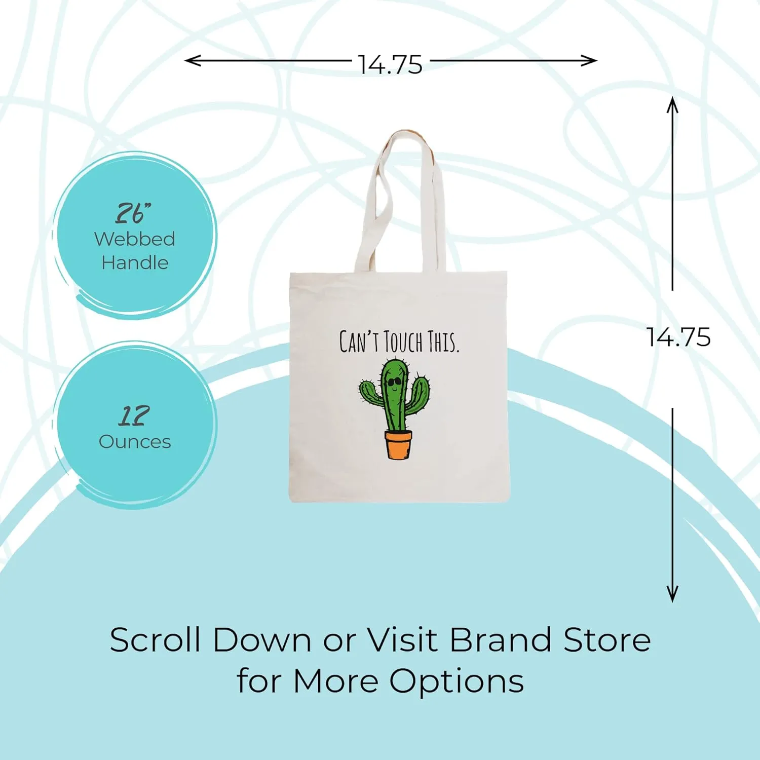 Moonlight Makers, I Wet My Plants, 100% Cotton Canvas, Natural Tote Bag, Full-Color Tote, Funny Design