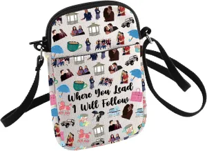 Mother Crossbody Bag Where You Lead I Will Follow Small Sling Bag Best Friend Gift