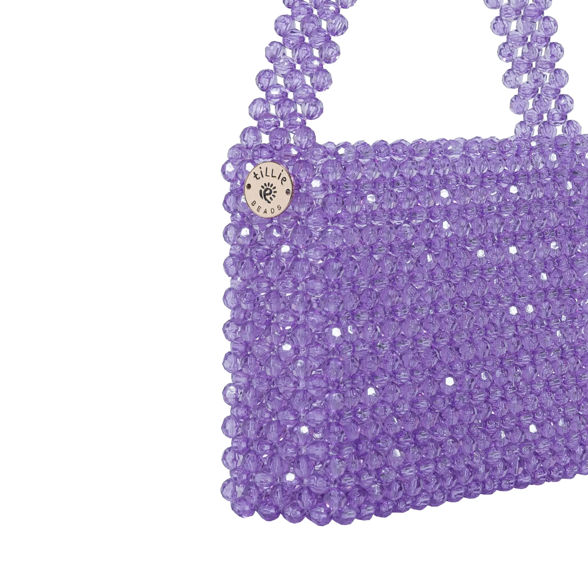Multicolor Handmade Sparkly Beaded Shoulder Bag