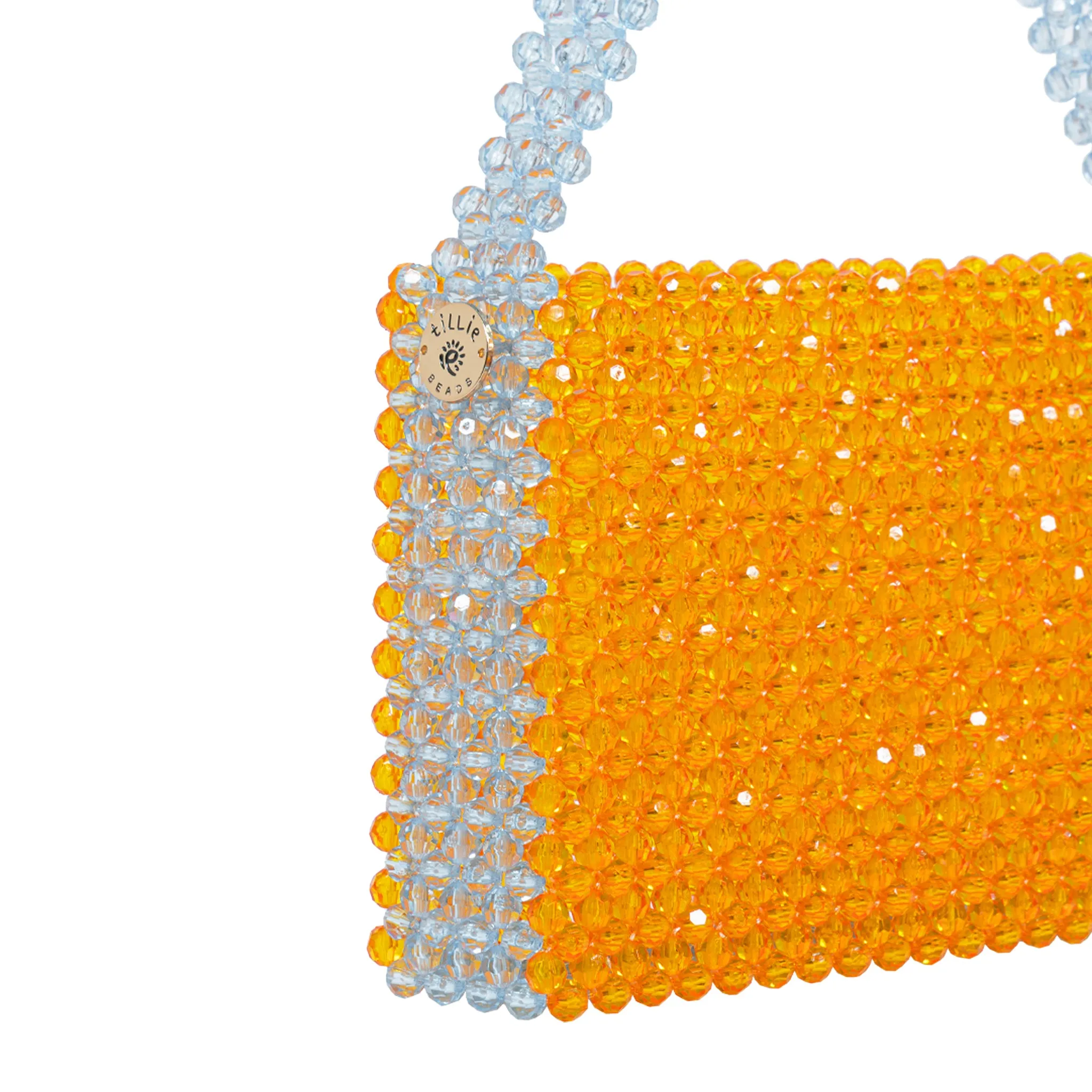 Multicolor Handmade Sparkly Beaded Shoulder Bag