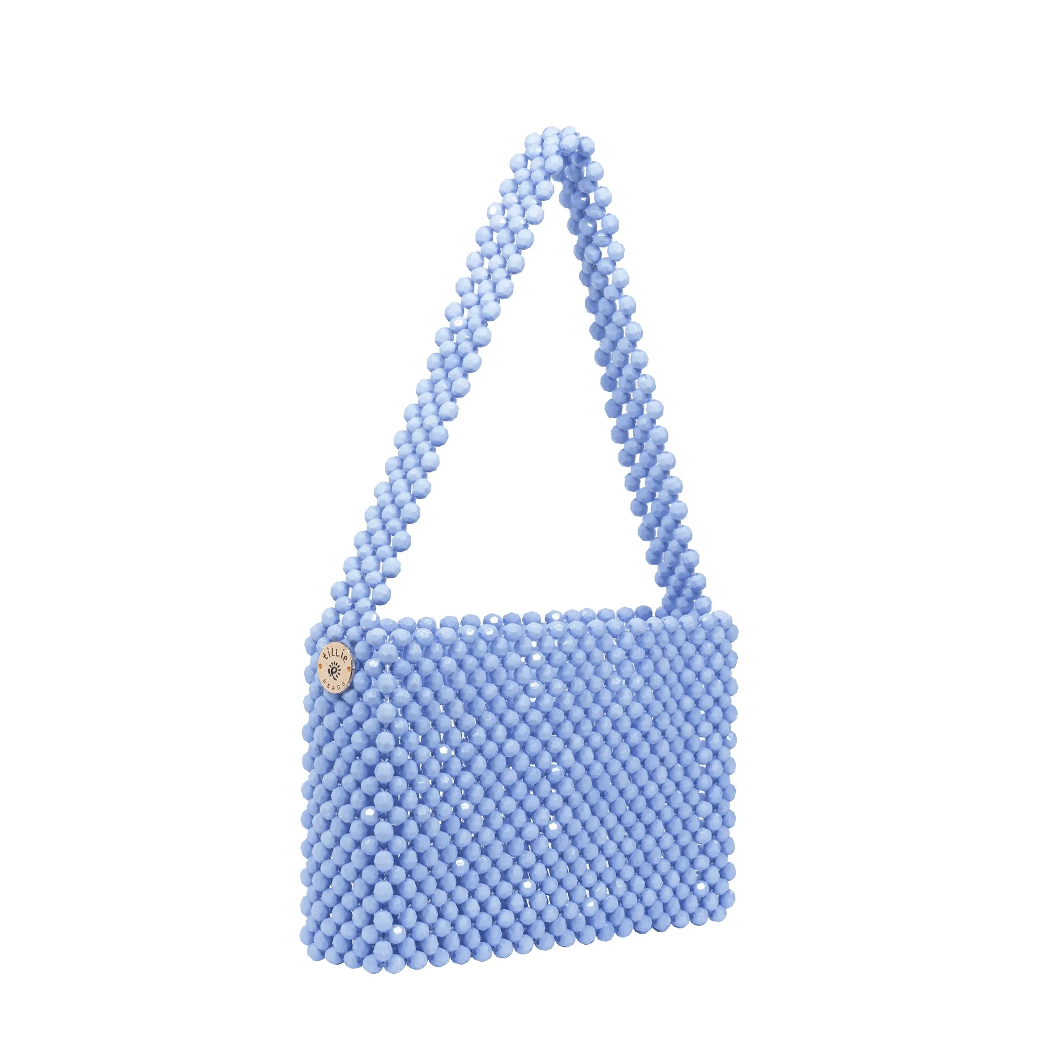 Multicolor Handmade Sparkly Beaded Shoulder Bag