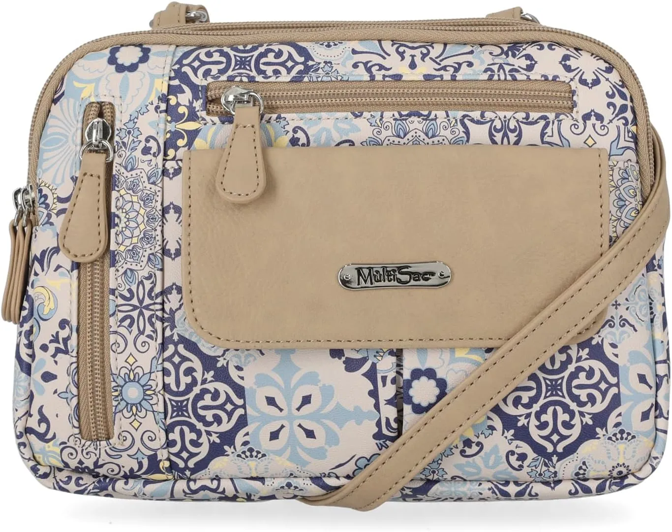MultiSac Zippy Triple Compartment Crossbody Bag