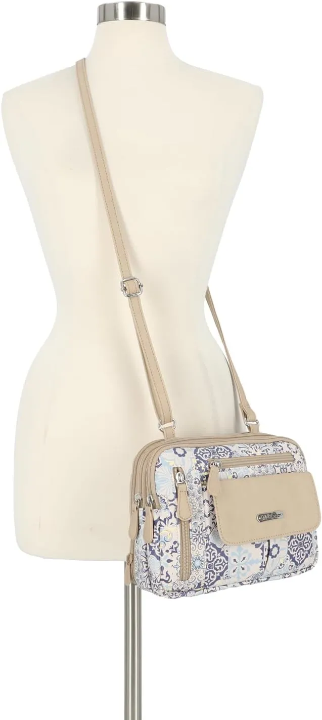 MultiSac Zippy Triple Compartment Crossbody Bag