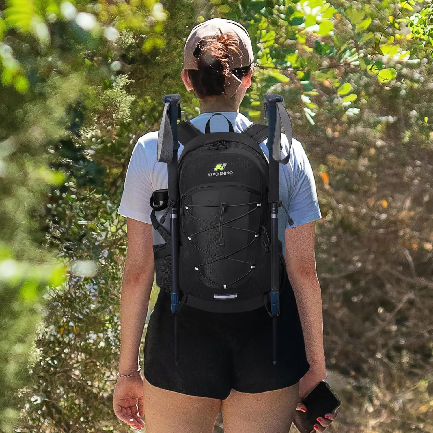N NEVO RHINO Hiking Backpack 25L/35L Water Resistant Outdoor Day Pack, Lightweight Travel Small Backpack for Men Women