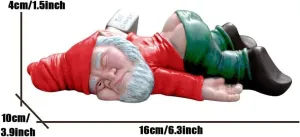 Naughty Gnomes Garden Decorations, Funny Garden Gnomes Statues Outdoor Reading Without Closing The Door of Toilet Dwarf Ornaments, Garden Gnomes Decor,Yard Camp Lawn Cartoons Party Decor (05#)