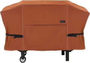 NettyPro Griddle Cover for Blackstone 28 inch Griddle Waterproof Heavy Duty 2 Burner Flat Top Gas Grill Cover for Blackstone 28" Griddle Cooking Station Camping, Brown
