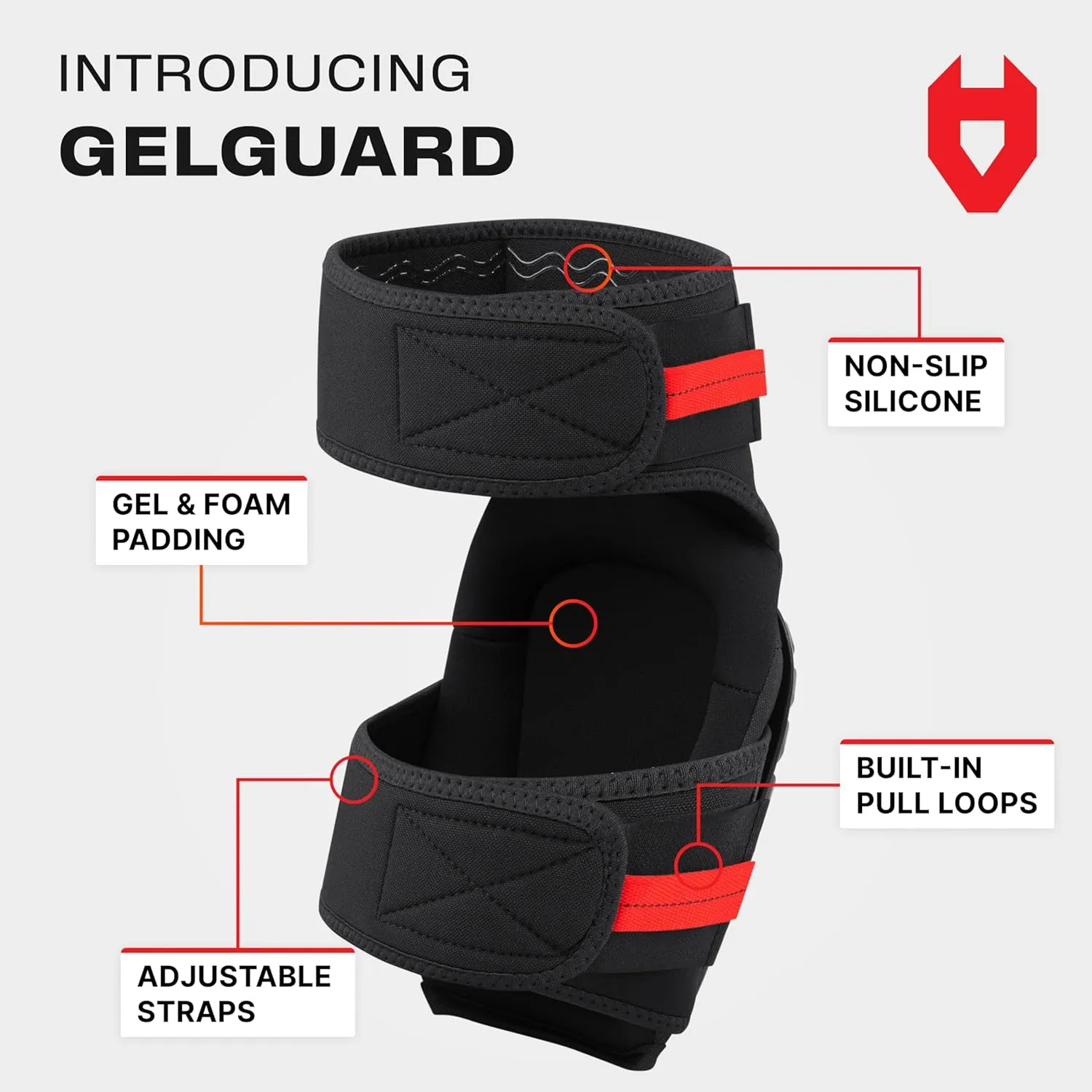 NoCry Professional Knee Pads for Work for Men — Adjustable Thigh and Shin Straps, Heavy-Duty Shell, and Thick Foam & Gel Cushioning — Ideal for Construction and Gardening