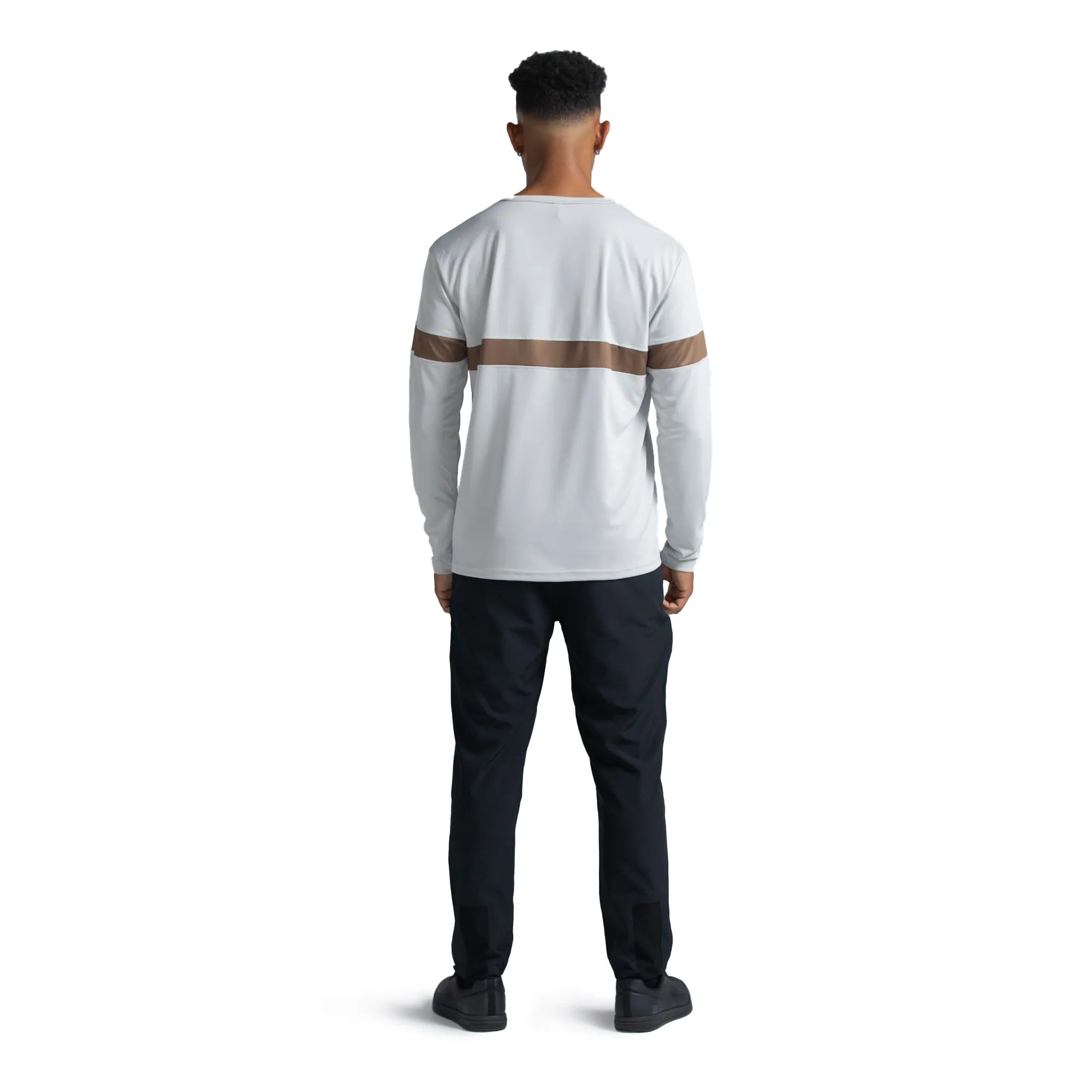 Norman MTB Men's Bamboo Long Sleeve Gravity Jersey - 2XL - White