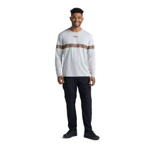 Norman MTB Men's Bamboo Long Sleeve Gravity Jersey - 2XL - White