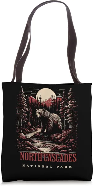 North Cascades National Park Adventure Hiking Travel Tote Bag