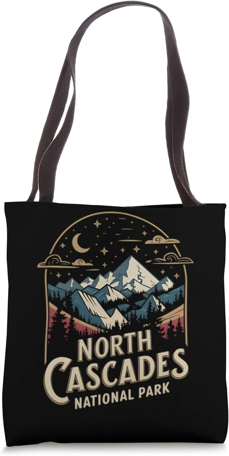 NORTH CASCADES National Park Hiking Tote Bag