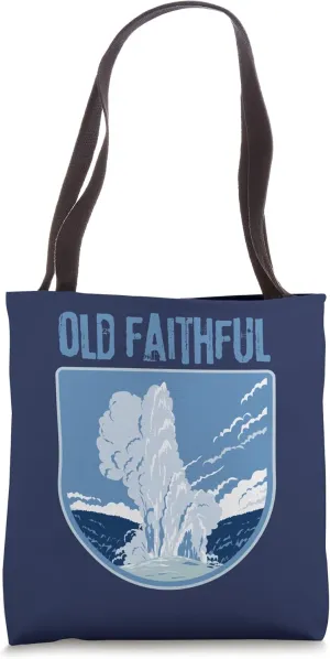 Old Faithful Yellowstone Geyser Tote Bag