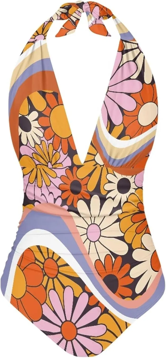 One Piece Bathing Suit for Women Custom Tummy Control Bathing Suits Trendy Summer Beach Wear