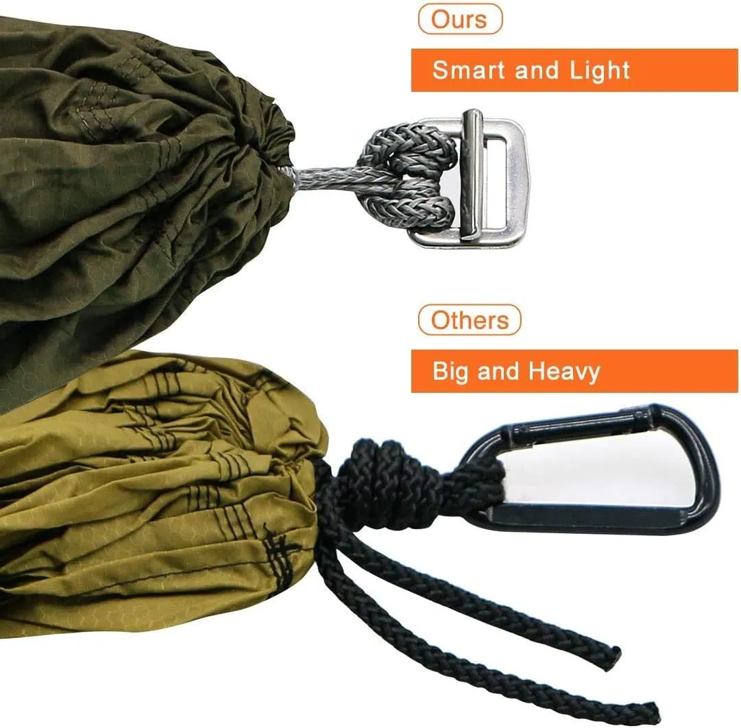 onewind Tree Straps – Camping Hammock Tree Swing Straps Durable Lightweight Set Compact & Easy to Set Up (Orange-N)
