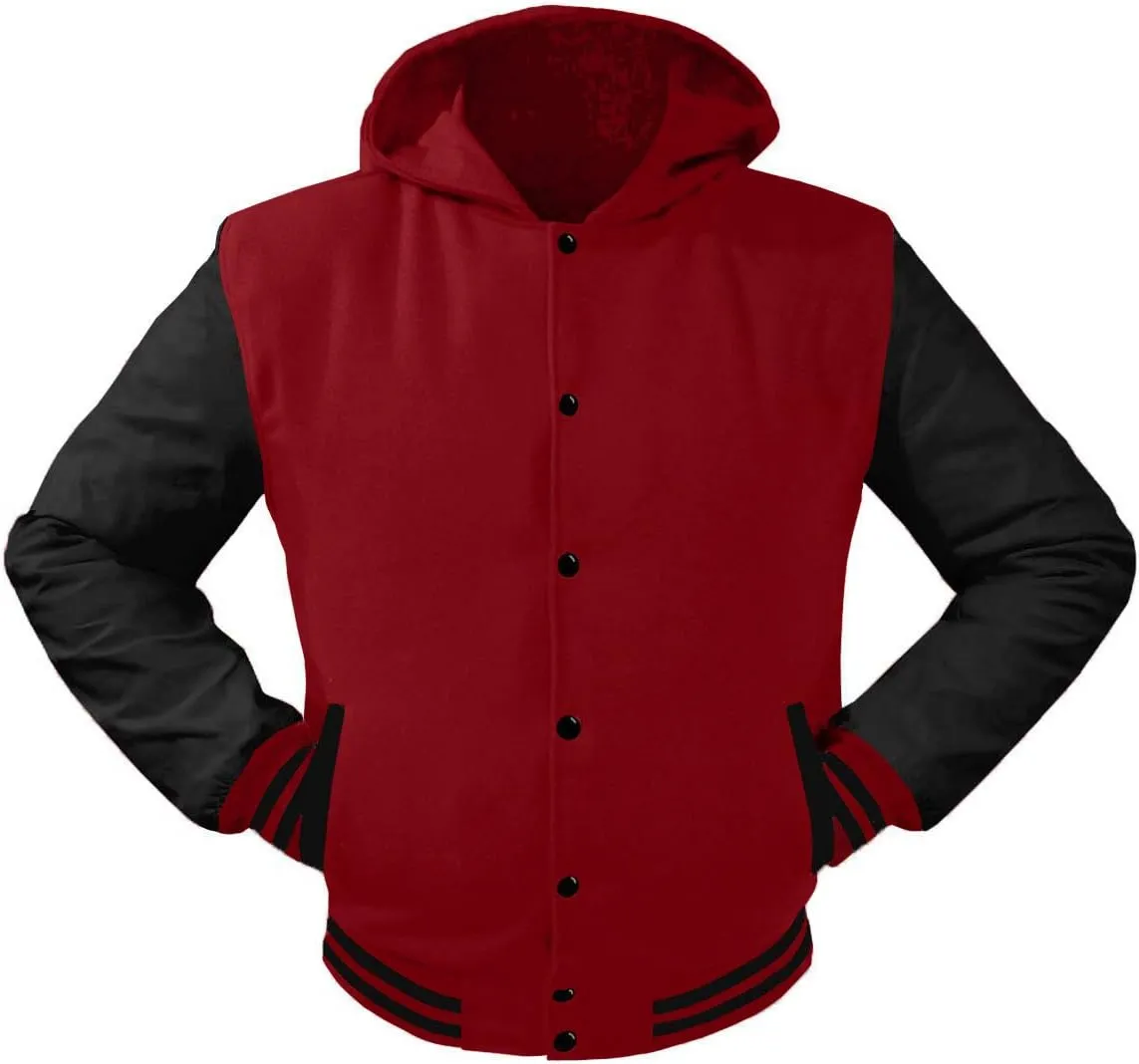 Original American Varsity Letterman College Baseball Leather & Wool Jackets #BS_BSTR_BB