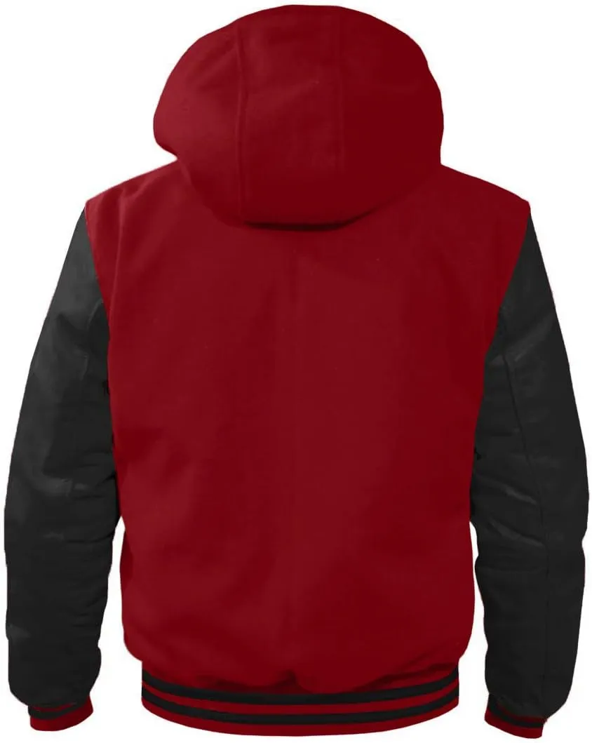 Original American Varsity Letterman College Baseball Leather & Wool Jackets #BS_BSTR_BB