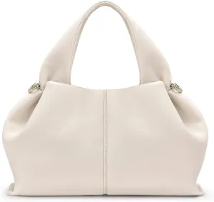 oscaurt Purses and Handbags for Women Trendy Dumpling Cloud Bag Chic PU Leather Tote Shoulder Bag with Removable Strap