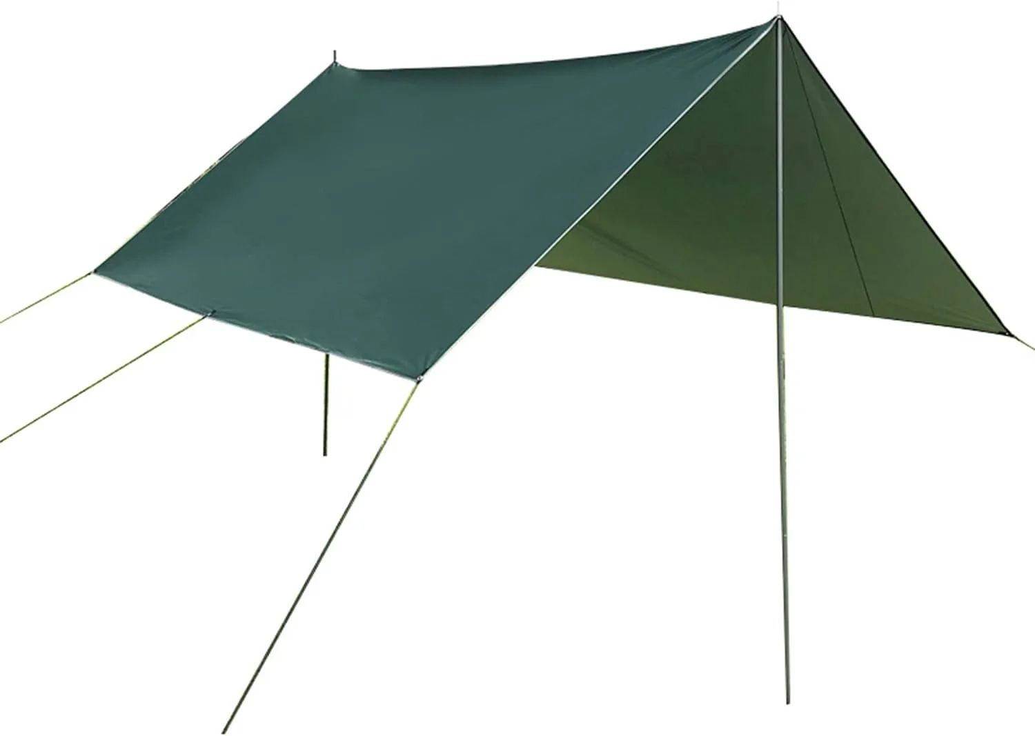 Outdoor Camping Tent Tarp Rainproof and Sunscreen Beach Shade Cloth with Silver Coating