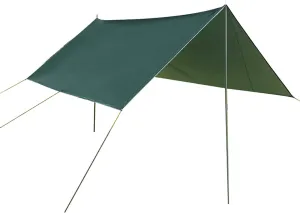 Outdoor Camping Tent Tarp Rainproof and Sunscreen Beach Shade Cloth with Silver Coating