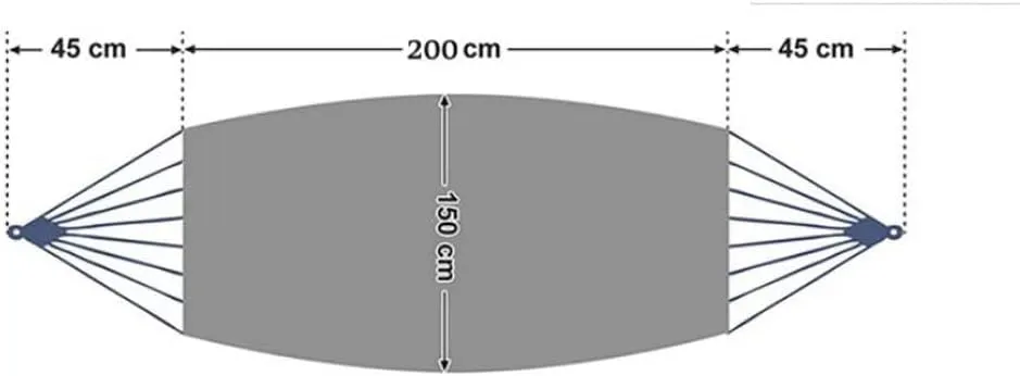 Outdoor Hammock Anti-Rollover Multi-Person Double Park Camping Equipment Ultra-Light Hanging Tree Tent Outdoor (Color : Double)