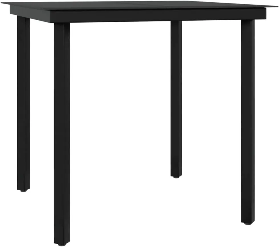 Outdoor Patio Furniture,3 Piece Patio Dining Set with Cushions Gray and BlackDesigned for Camping, Resting, Outdoors.
