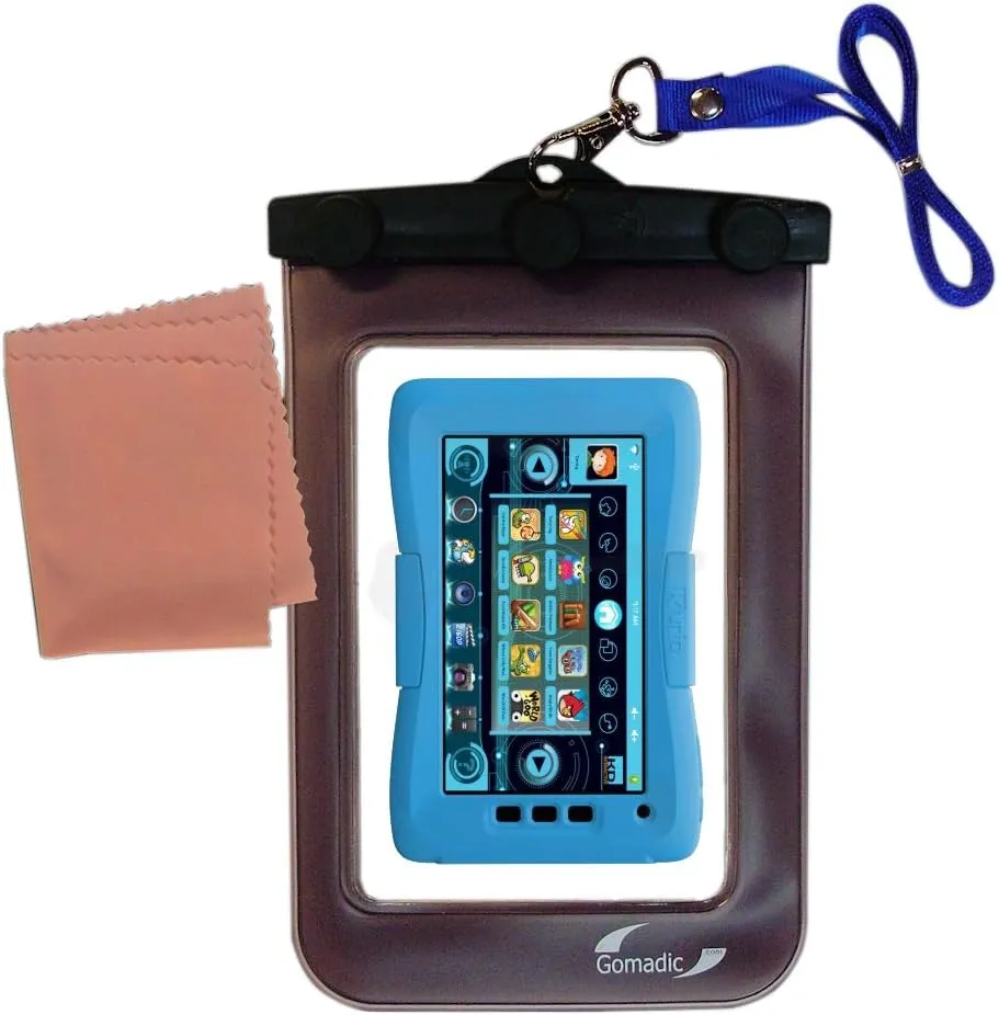 Outdoor Waterproof Carrying case Suitable for The KD Interactive Kurio Touch 4S to use Underwater - Keeps Device Clean and Dry