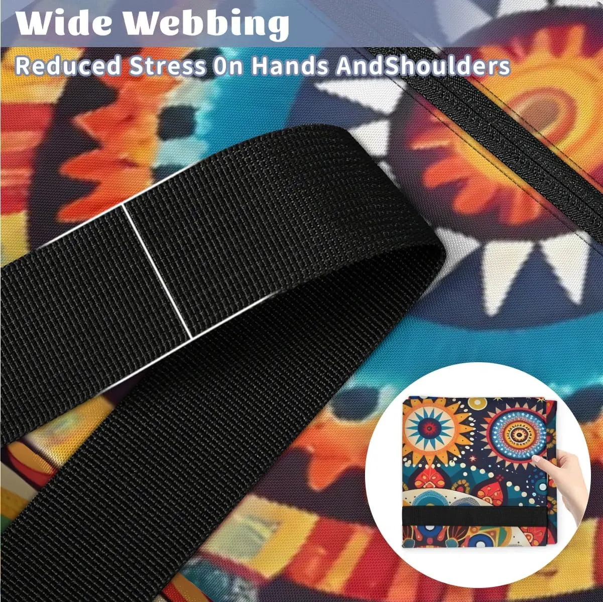 Oversized Moving Bags Bohemia Mandala Waterproof Storage Totes Large Storage Bags for Clothes Packing Bags for Moving Travel & Clothes Storage