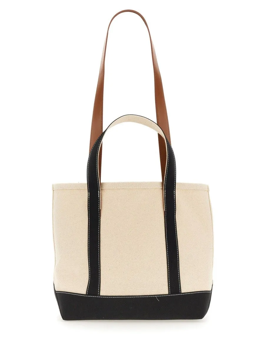 Palm Angels Canvas Logo Tote Bag