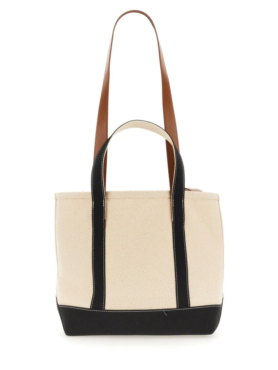 Palm Angels Canvas Logo Tote Bag