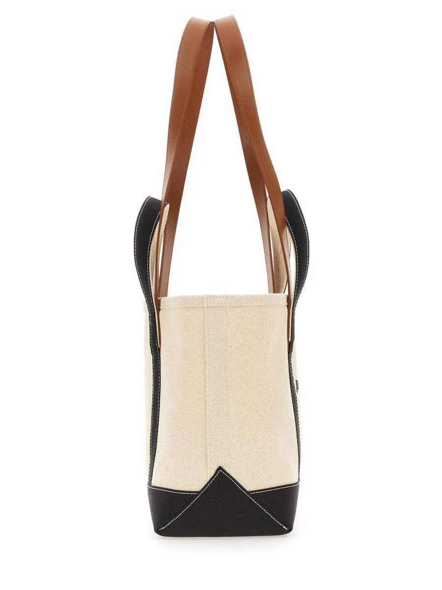 Palm Angels Canvas Logo Tote Bag
