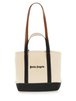 Palm Angels Canvas Logo Tote Bag