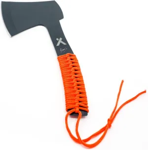 Paracord Hatchet - Lightweight Full Tang Survival Axe with Paracord Handle, Sheath Included