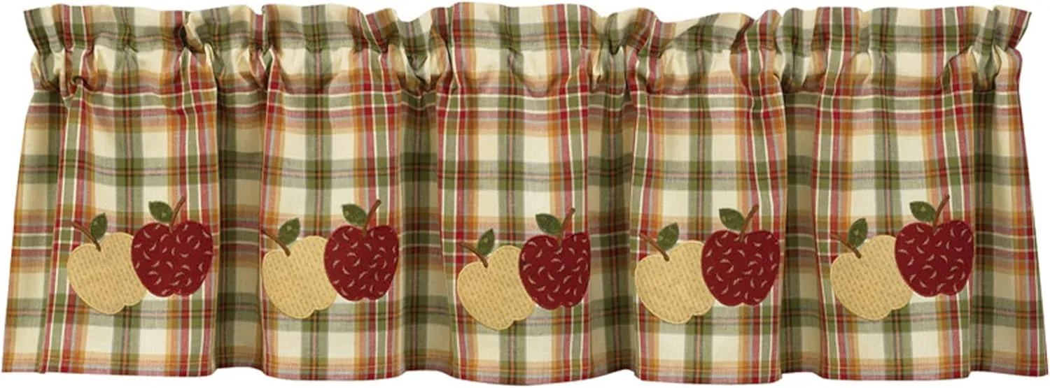 Park Designs Apple Lined Valance, 60 x 14