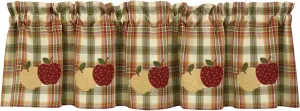 Park Designs Apple Lined Valance, 60 x 14