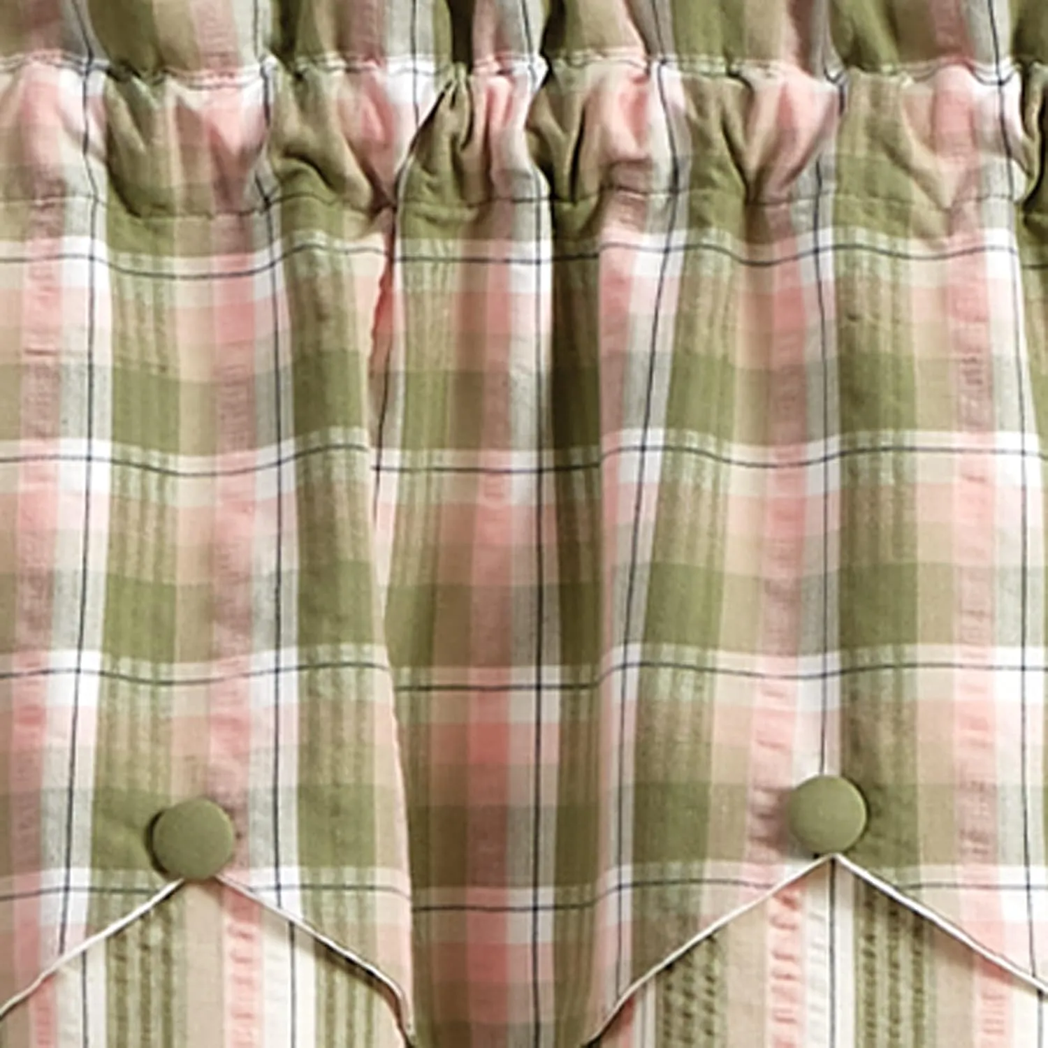 Park Designs Butterfly Garden Lined Scalloped Valance 58” x 15”